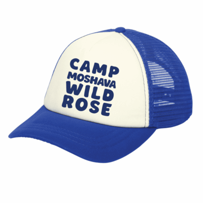 BI COLOR TRUCKER HAT IVORY/BLUE