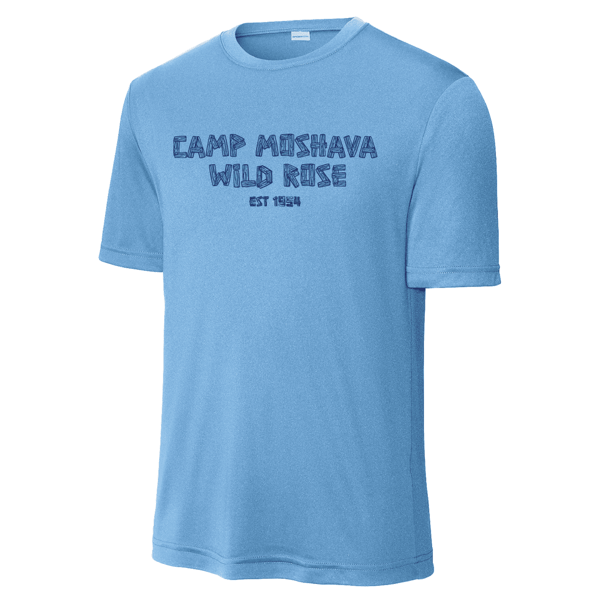 CAMP MOSHAVA WOOD DRI FIT TEE