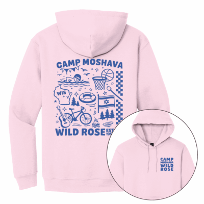 LIGHT PINK HOODIE